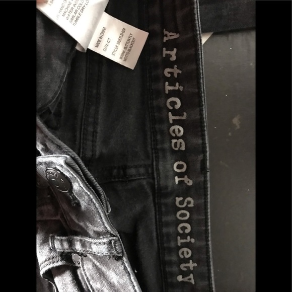 ARTICLES OF SOCIETY Moto Blackout button fly 24 - Picture 4 of 9